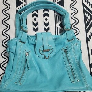 Like new Nine West turquoise bag